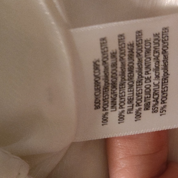 Calvin Klein TAG Puffer Vest, Women Ivory, Hood,Gold ZipUP+Pckts,Collar, XL - Picture 15 of 16